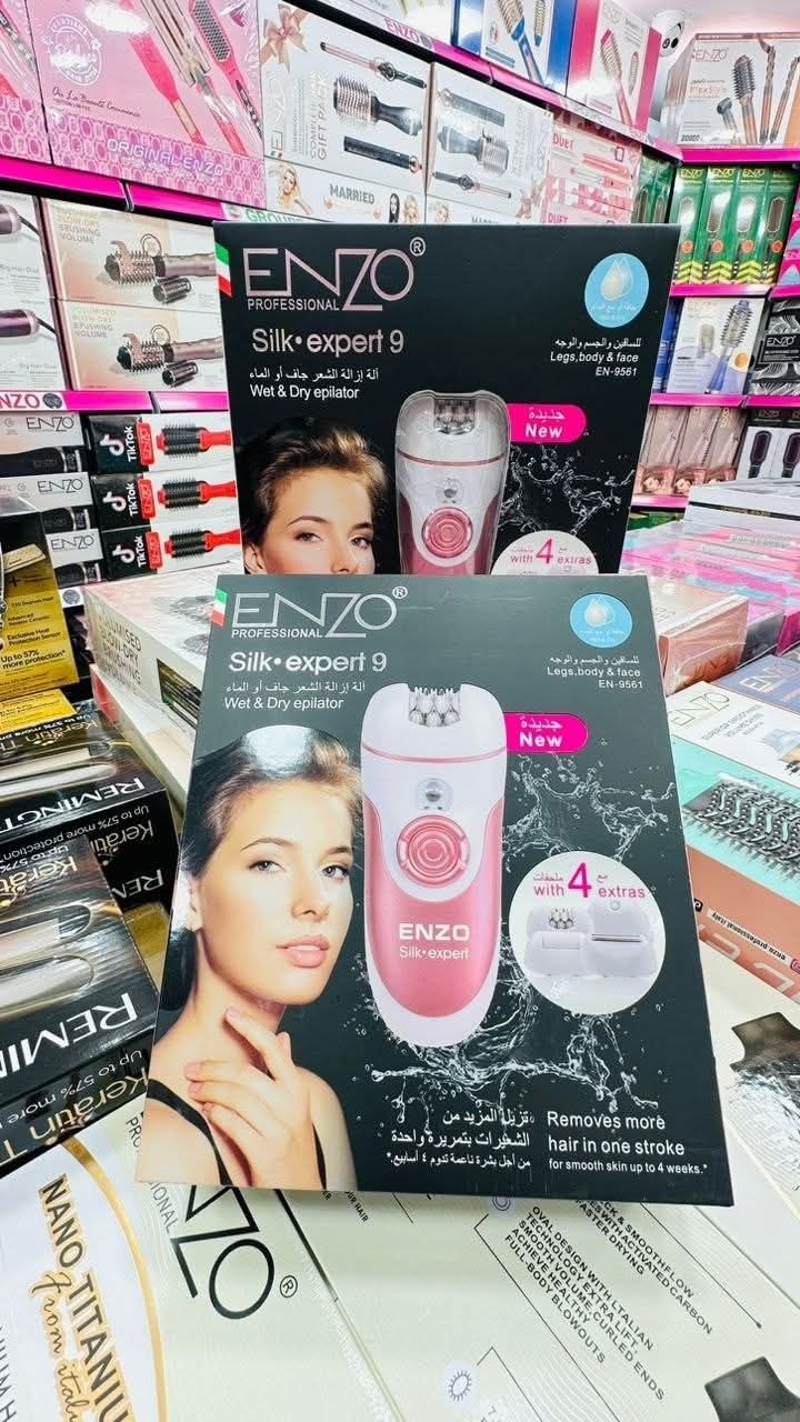 ENZO Silk Expert 9 – آلة إزالة الشعر الرطبة والجافة