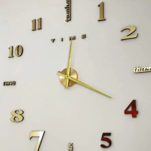 ساعة حائط ديكورية عصرية وفاخرة